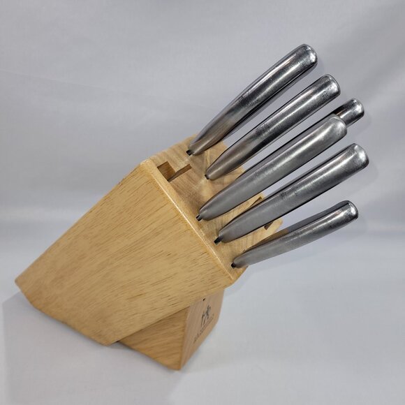 JA Henckels International 6 Knife & Block Cooking Knives Set - Picture 3 of 4